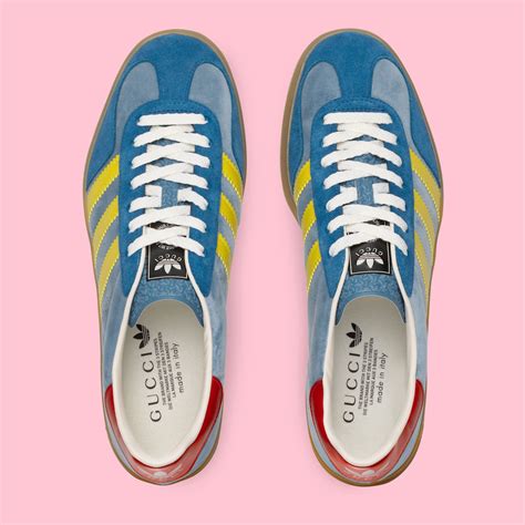 adidas gazelle x gucci blue|Gucci gazelle blue Adidas.